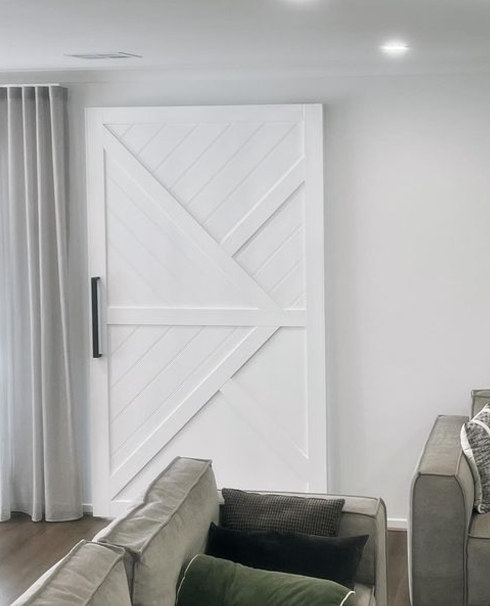 Fishbone Back Barn Door