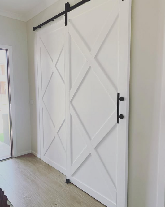 Double X Barn Door
