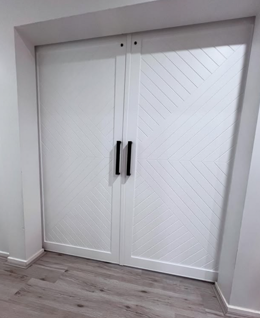 Framed Fishbone Door