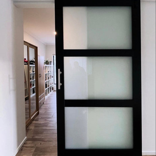 Barn Style Flush/Pull Handle - Silver 300mm