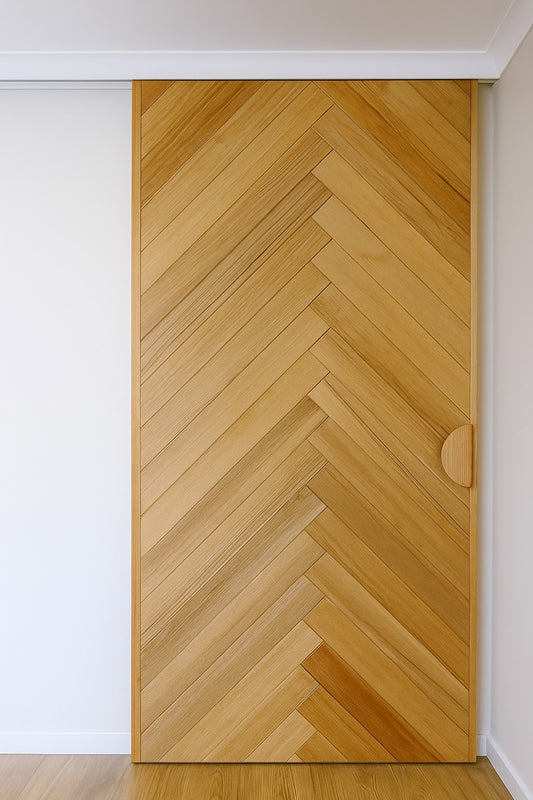 Half Moon Timber Handle - Vic Ash/Tassie Oak 240mm