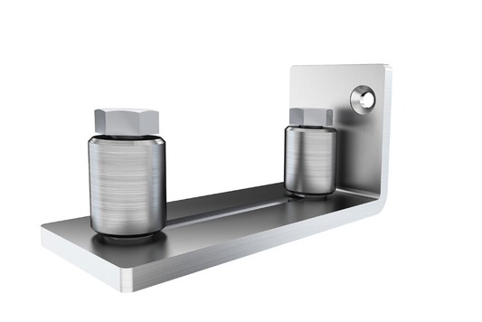 Door Guide - Stainless Steel Silver