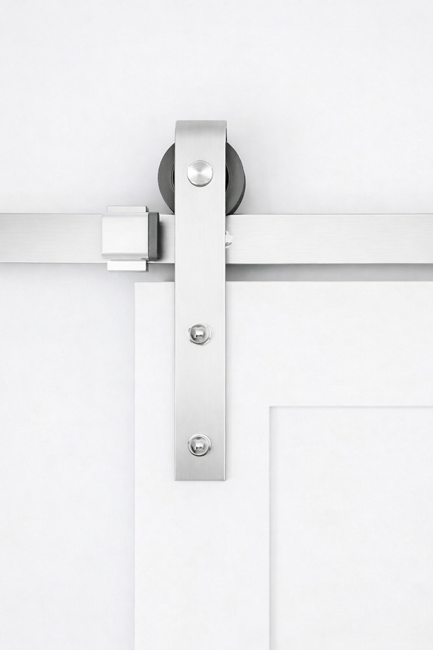 Silver Barn Door Track