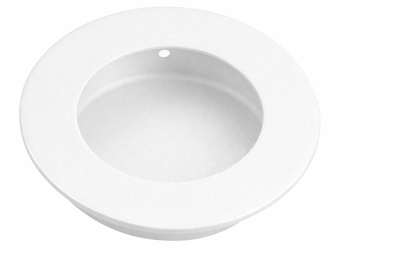 White Round Handle