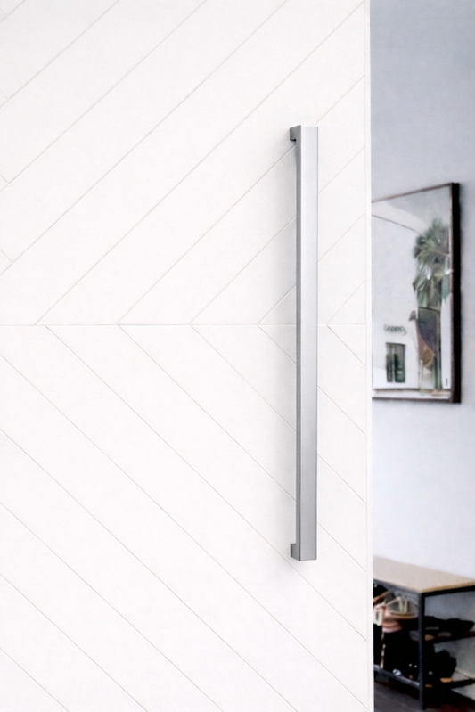 Silver Pull Door Handle