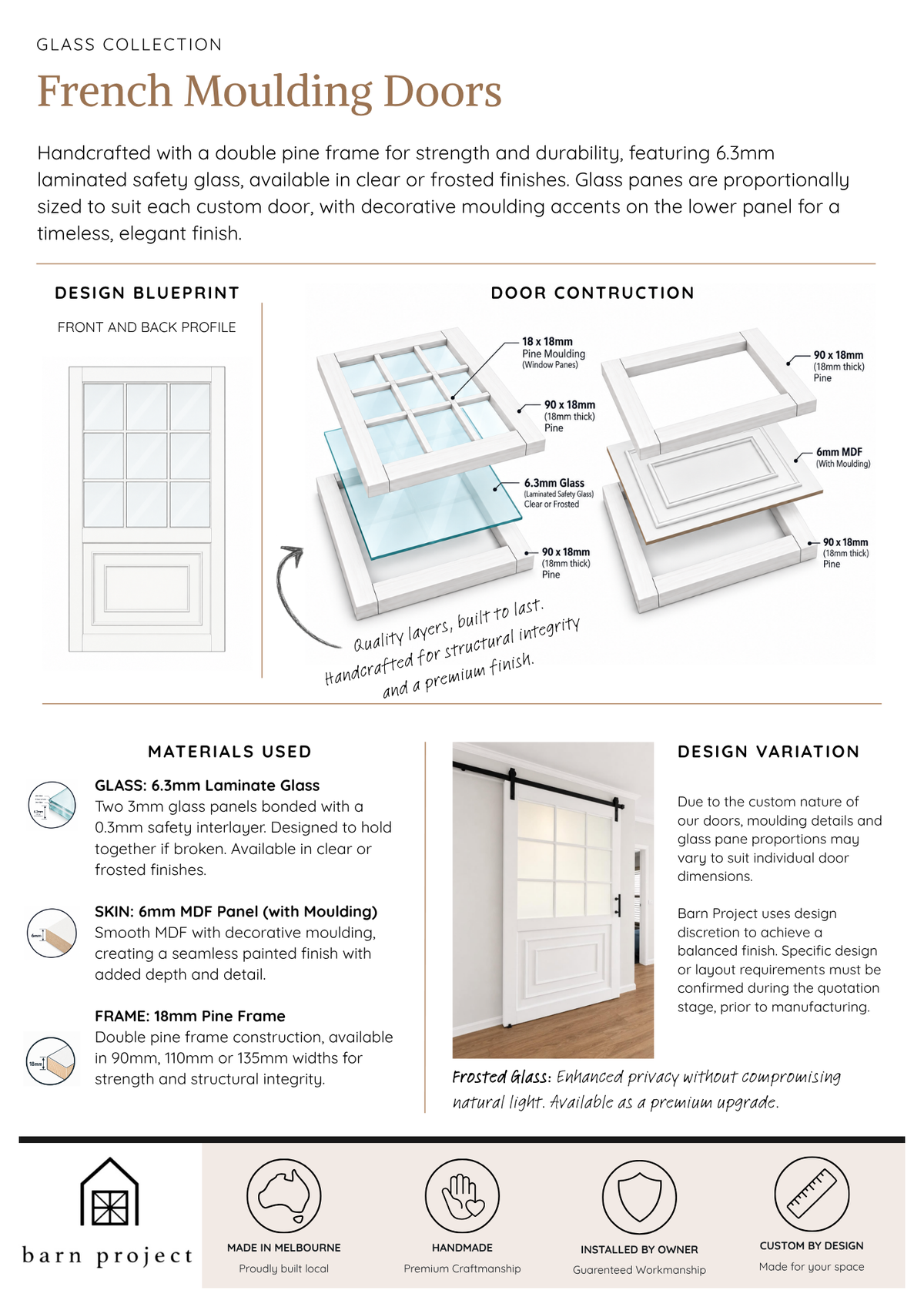 French Moulding Door