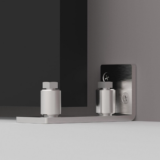Door Guide - Stainless Steel Silver