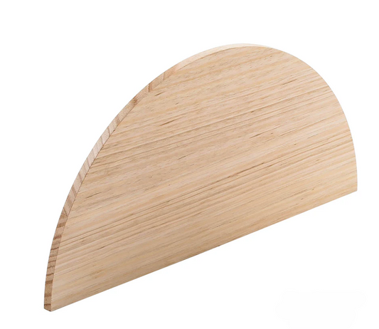 Half Moon Timber Handle - Vic Ash/Tassie Oak 240mm