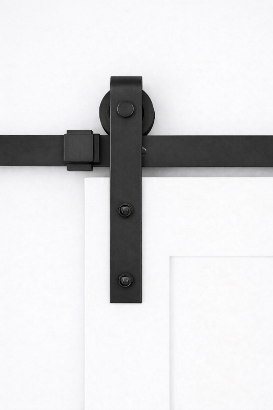 Black Barn Door Track