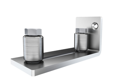 Door Guide - Stainless Steel Silver