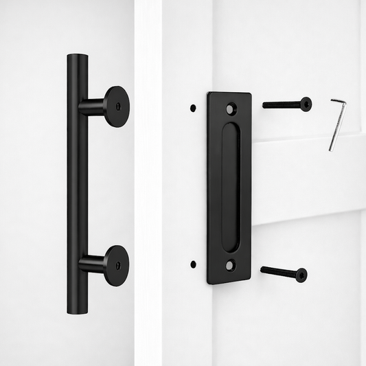 Black Barn Door Handle.