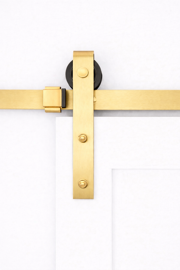 Gold Barn Door Track