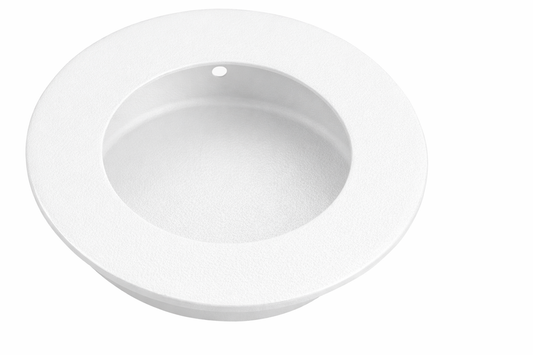 White Round Handle
